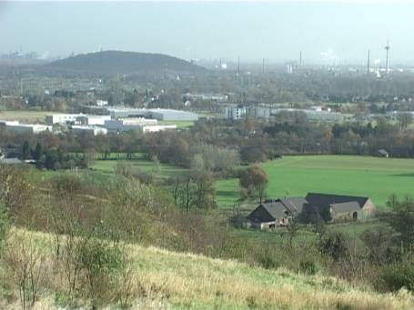 Neukirchen - Vluyn : Blick von der Halde Norddeutschland auf die Halde Rheinpreussen